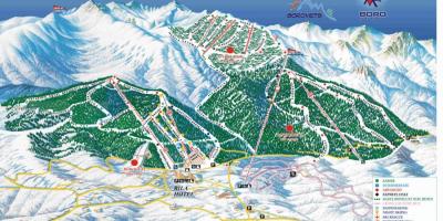 Búlgaríu ski kort