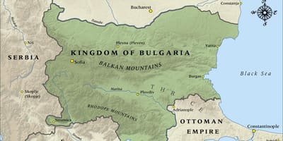 Kort af gamla búlgarska
